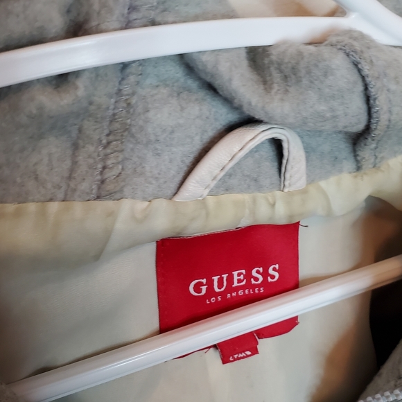 Pleather jacket hoodie - Picture 2 of 3